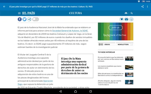 Spanish News (Noticias) android App screenshot 10