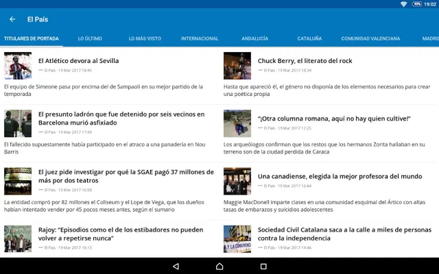 Spanish News (Noticias) android App screenshot 14