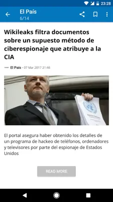 Spanish News (Noticias) android App screenshot 21