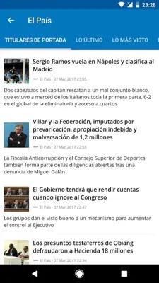 Spanish News (Noticias) android App screenshot 22